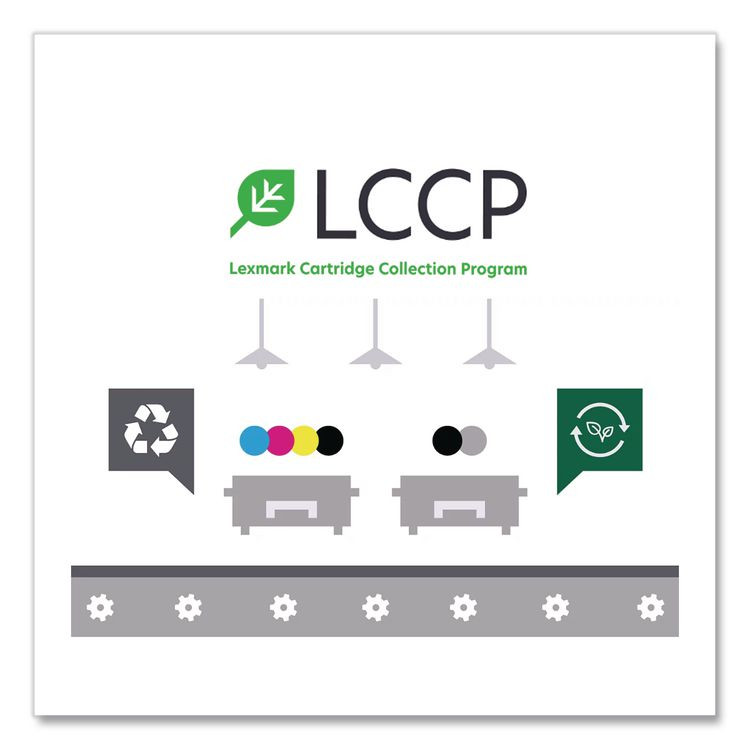 LEXMARK INT'L, INC. 20N1XY0 20N1XY0 Return Program Extra High-Yield Toner, 6,700 Page-Yield, Yellow