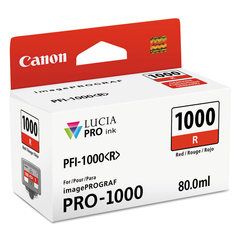 INNOVERA Canon® 0554C002 0554C002 (PFI-1000) Lucia Pro Ink, Red