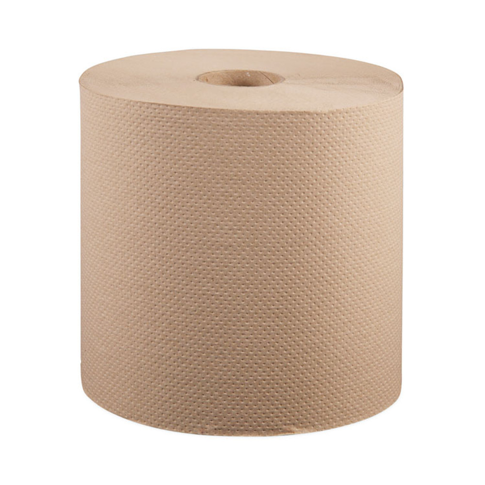 WINDSOFT 12806 Hardwound Roll Towels, 1-Ply, 8" x 800 ft, Natural, 6 Rolls/Carton
