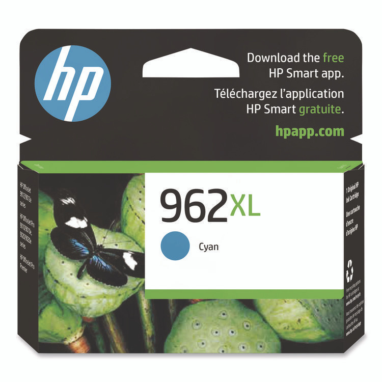 HP INC 3JA00AN HP 962XL, (3JA00AN) High-Yield Cyan Original Ink Cartridge
