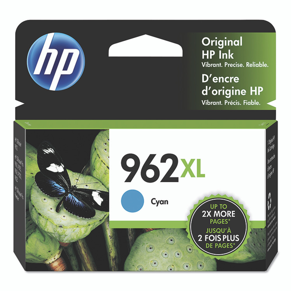 HEWLETT PACKARD SUPPLIES HP 3JA00AN HP 962XL, (3JA00AN) High-Yield Cyan Original Ink Cartridge