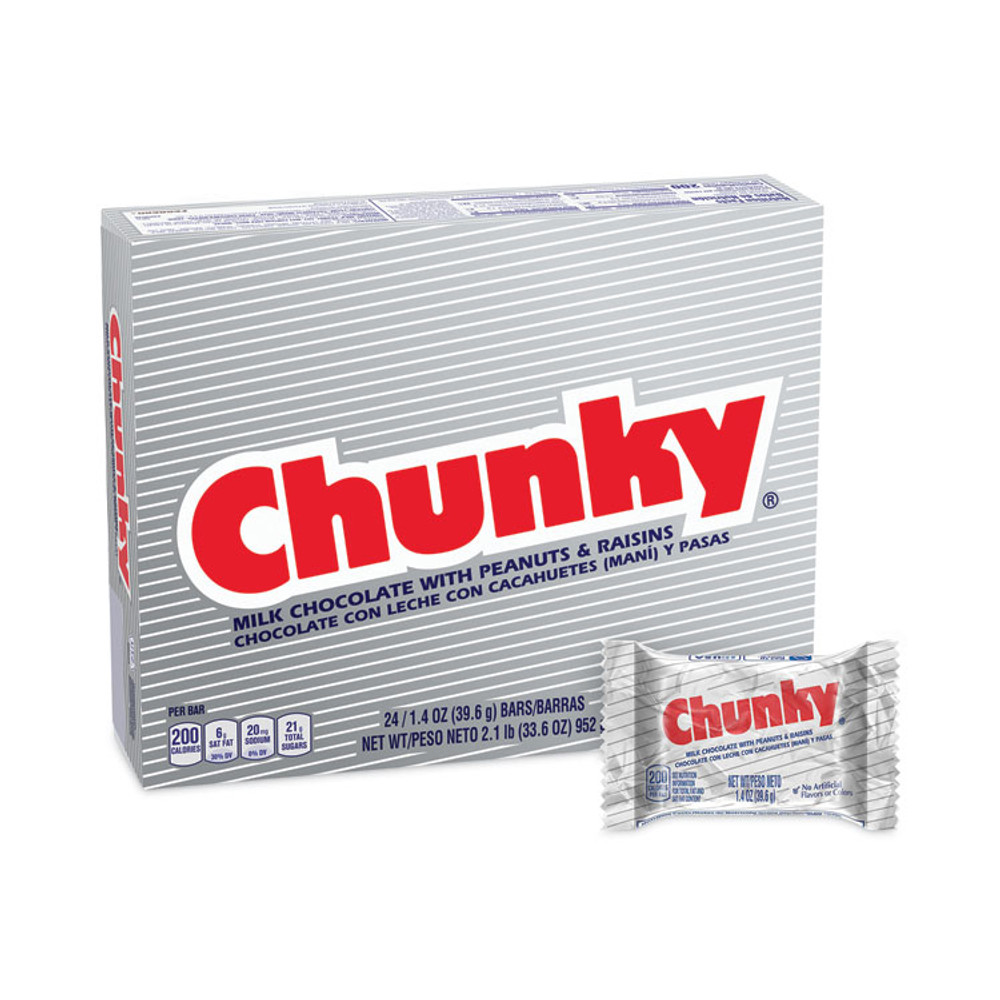 NESTLE Nestlé® 20900162 Chunky Bar, Individually Wrapped, 1.4 oz, 24/Carton