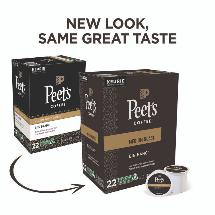 PEETS Peet's Coffee & Tea® 6664 Big Bang K-Cups, 22/Box