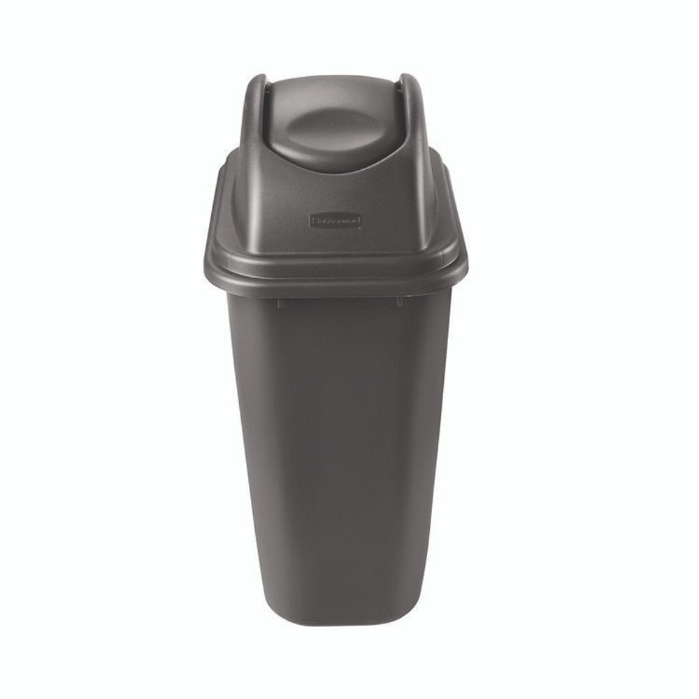 RUBBERMAID COMMERCIAL PROD. 306600BK Rectangular Free-Swinging Plastic Lids, Black