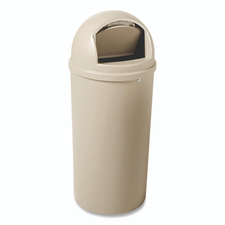 RUBBERMAID COMMERCIAL PROD. 816088BG Marshal Classic Container, 15 gal, Plastic, Beige