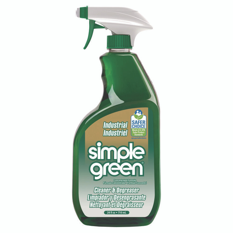 SUNSHINE MAKERS, INC. Simple Green® 13012 Industrial Cleaner and Degreaser, Concentrated, 24 oz Spray Bottle