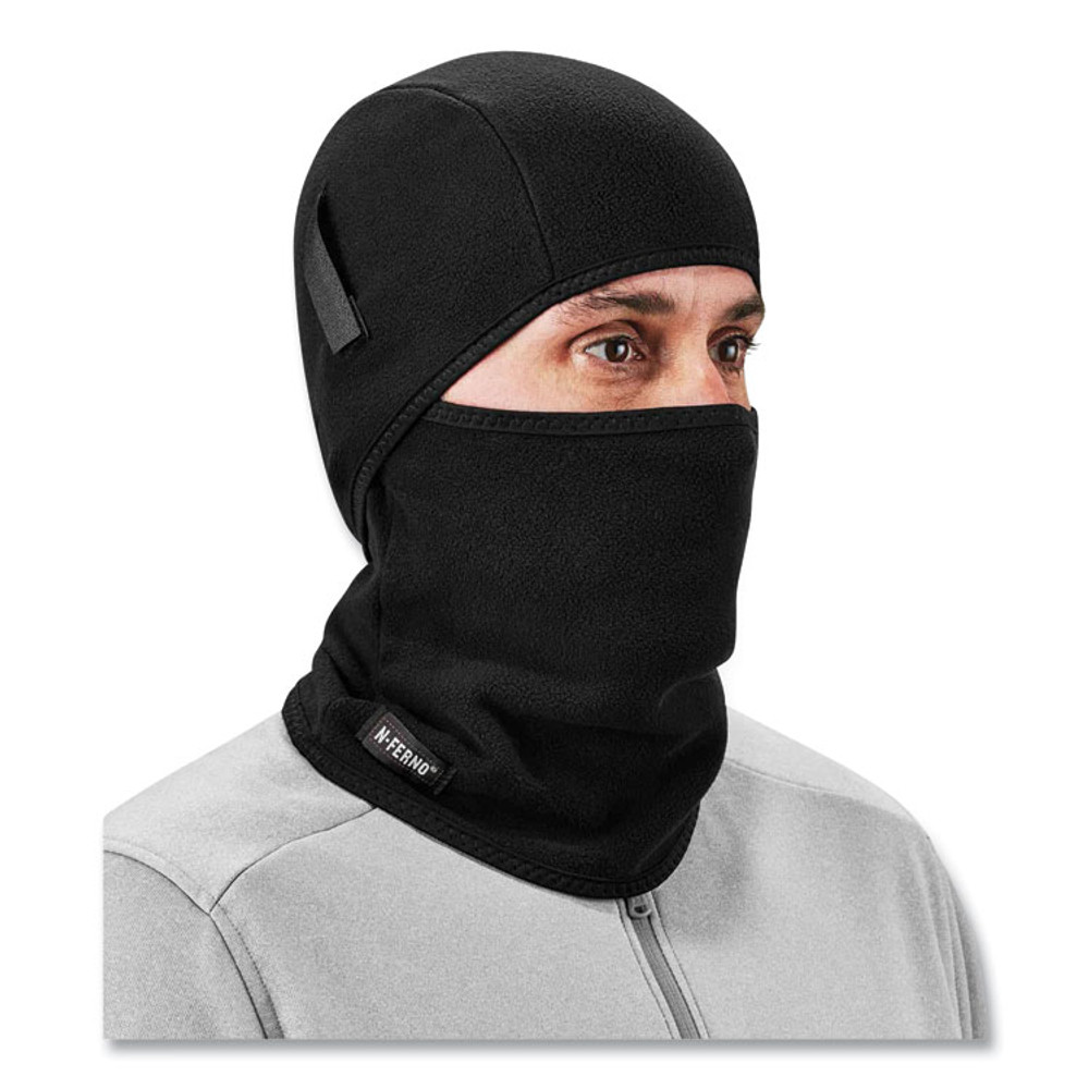 TENACIOUS HOLDINGS, INC. ergodyne® 16826 N-Ferno 6826 2-Piece Fleece Balaclava Face Mask, One Size Fits Most, Black