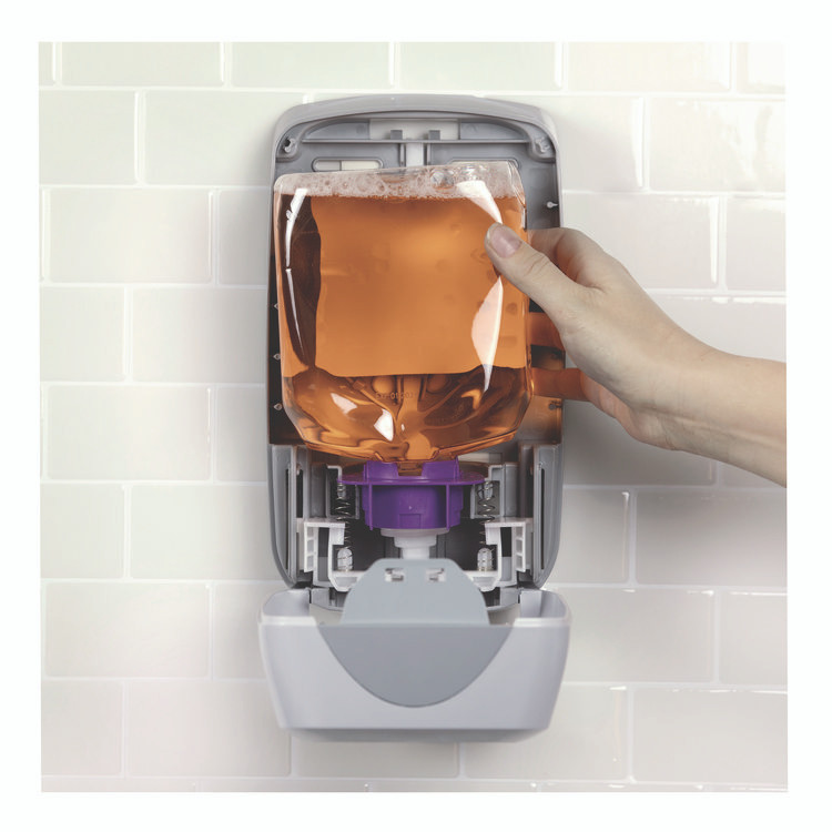 BOARDWALK 8350 Manual Liquid Soap Dispenser, 1,250 mL, 6.1 x 10.6 x 5.1, Gray