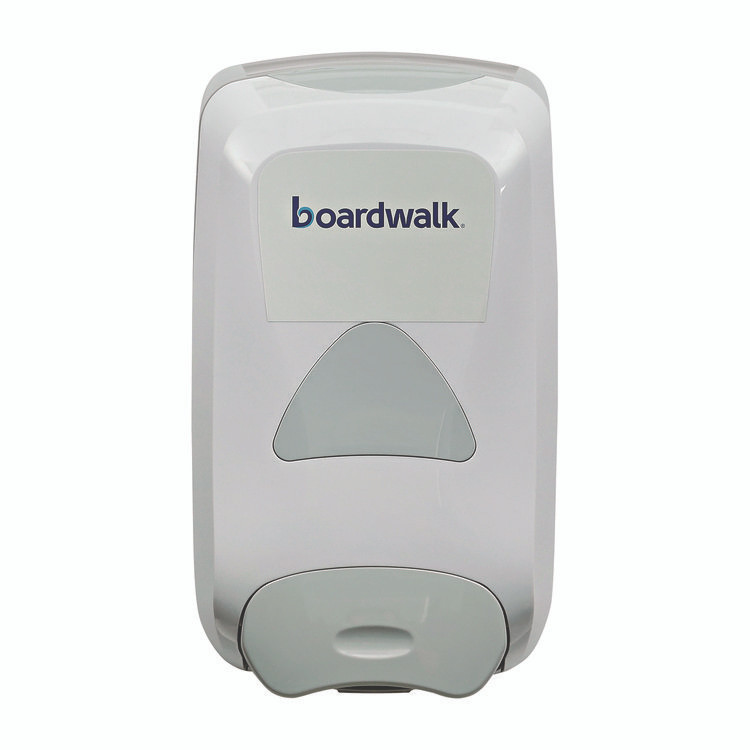 BOARDWALK 8350 Manual Liquid Soap Dispenser, 1,250 mL, 6.1 x 10.6 x 5.1, Gray