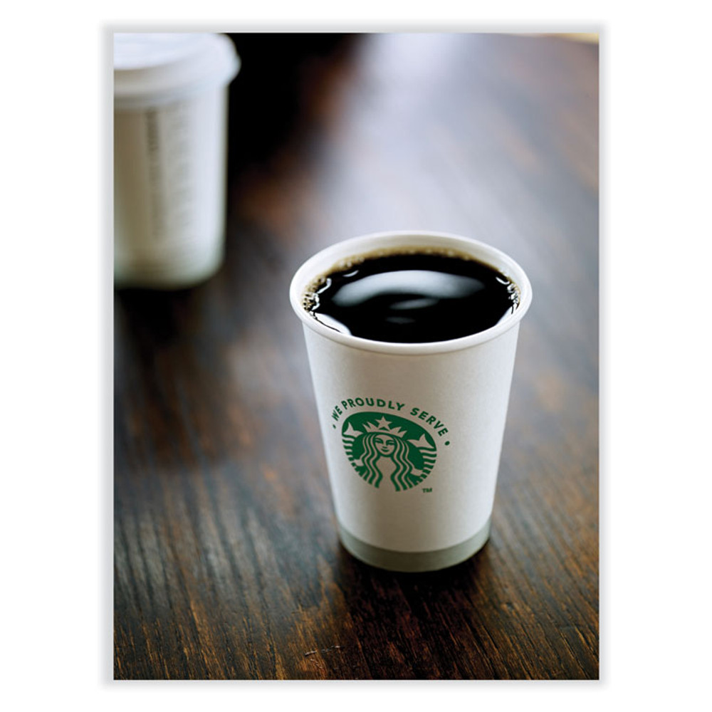 STARBUCKS COFFEE COMPANY 12540222CT Whole Bean Coffee, Decaffeinated, Pike Place, 1 lb, Bag, 6/Carton