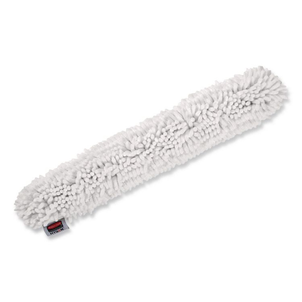 RUBBERMAID COMMERCIAL PROD. HYGEN™ Q853 WHI HYGEN Quick-Connect Microfiber Dusting Wand Sleeve, White, 6/Carton