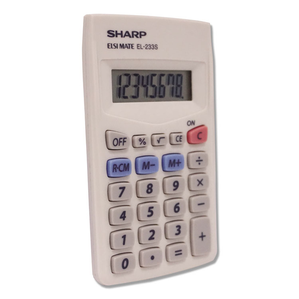 SHARP TONER EL233SB EL233SB Pocket Calculator, 8-Digit LCD