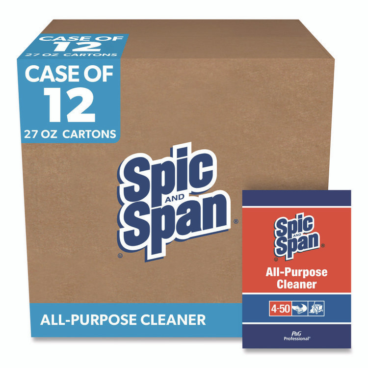 PROCTER & GAMBLE Spic and Span® 31973CT All-Purpose Floor Cleaner, 27 oz Box, 12/Carton