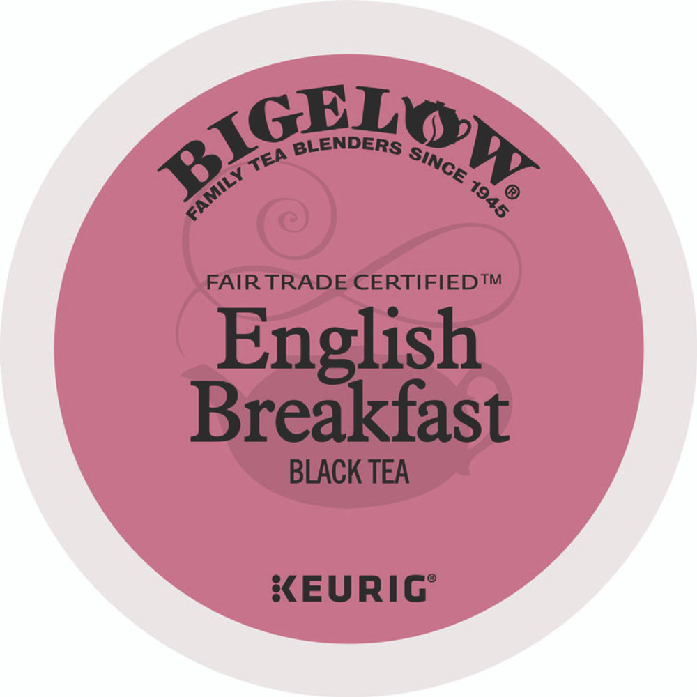 KEURIG DR PEPPER Bigelow® 6080CT English Breakfast Tea K-Cups, 24/Box, 4 Box/Carton