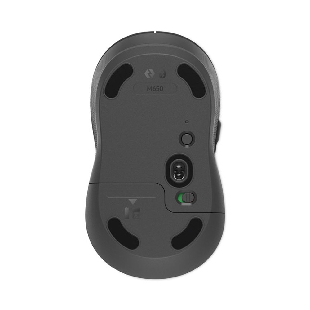 LOGITECH, INC. 910006346 Signature M650 for Business Wireless Mouse, Large, 2.4 GHz Frequency, 33 ft Wireless Range, Right Hand Use, Graphite