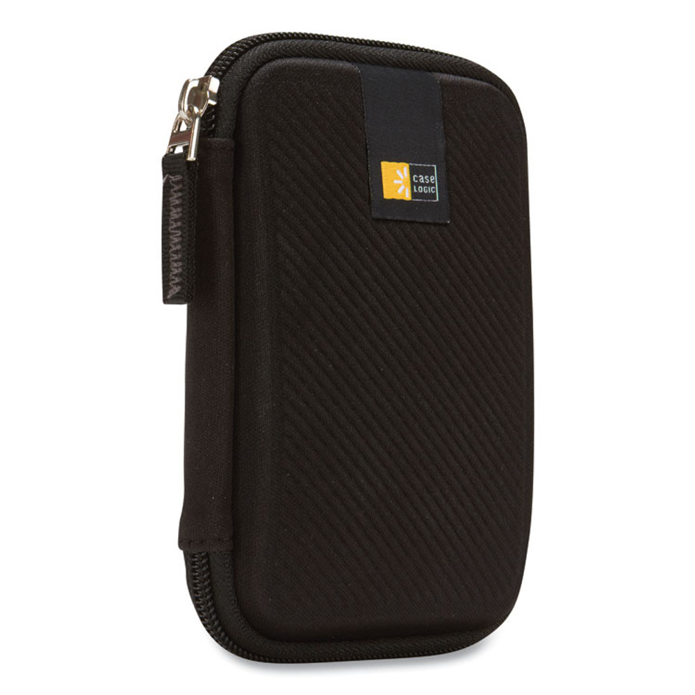 CASELOGIC 3201314 Portable Hard Drive Case, Molded EVA, Black