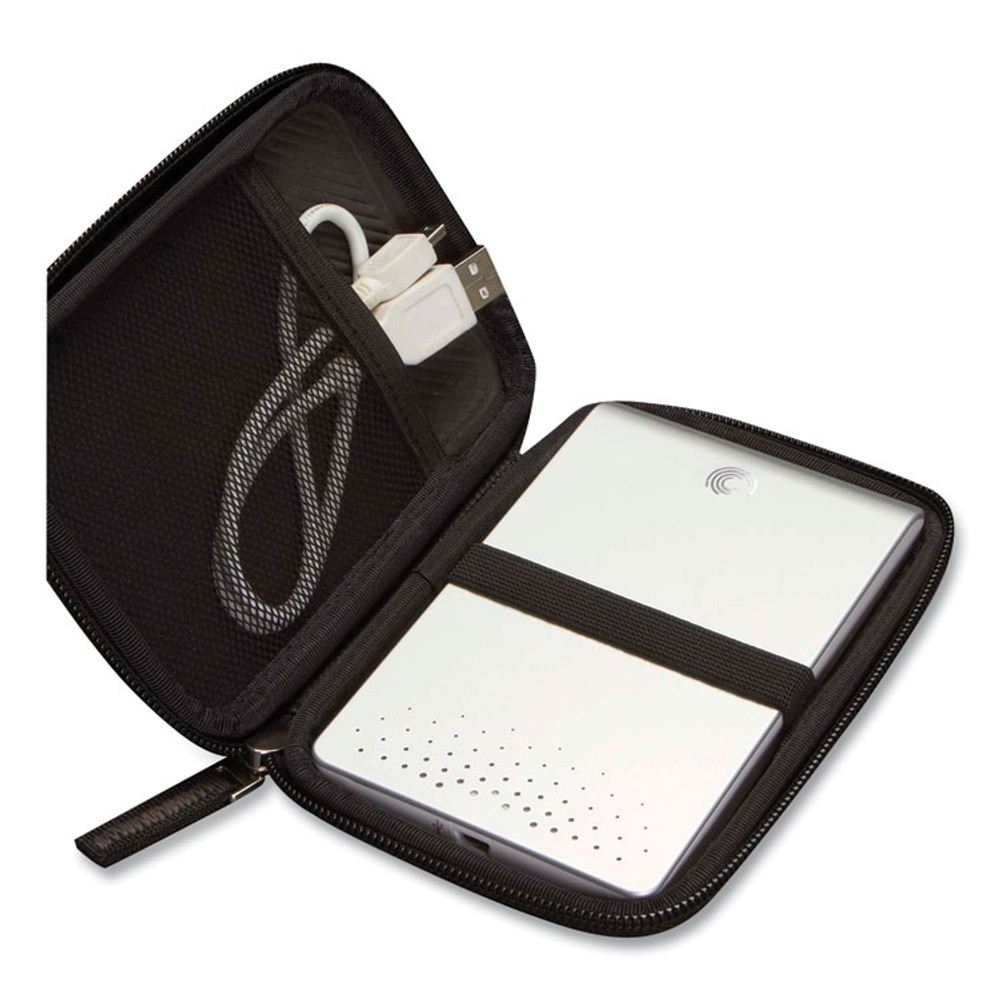 CASELOGIC 3201314 Portable Hard Drive Case, Molded EVA, Black