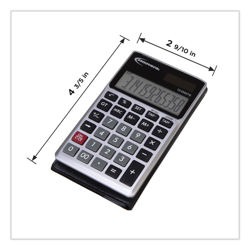 INNOVERA 15922 15922 Pocket Calculator, 12-Digit LCD