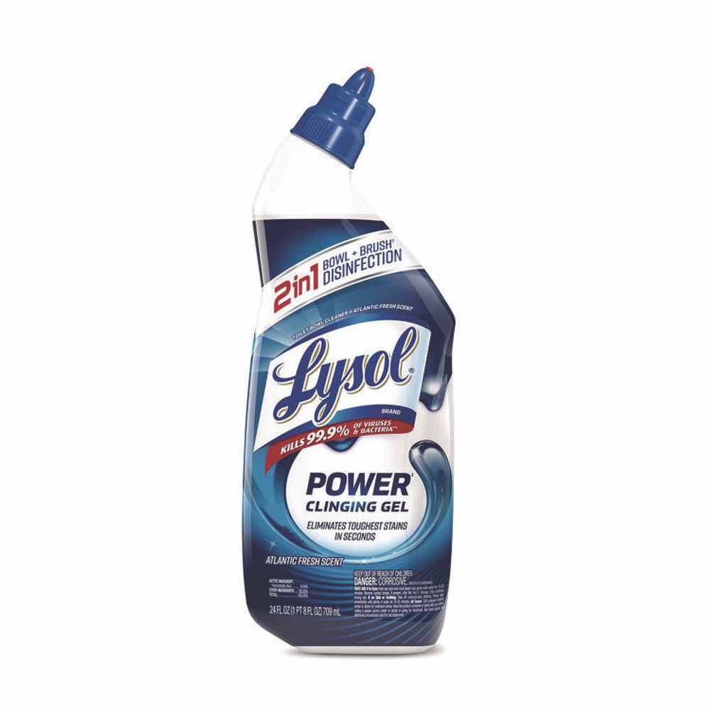 RECKITT BENCKISER LYSOL® Brand 98012EA Disinfectant Toilet Bowl Cleaner, Atlantic Fresh, 24 oz Bottle