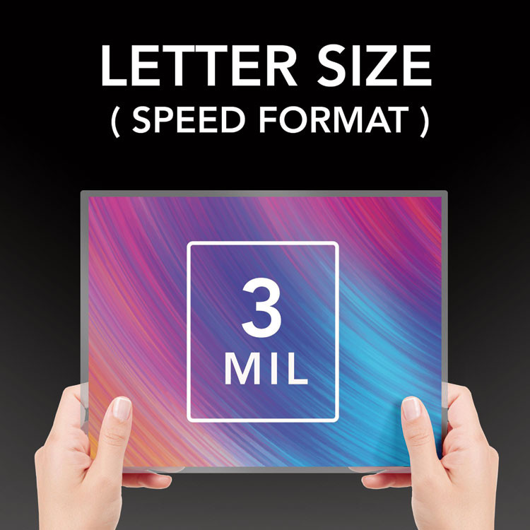 WILSON JONES CO. GBC® 3200715 EZUse Thermal Laminating Pouches, 3 mil., 9" x 11.5", Gloss Clear, 100/Box