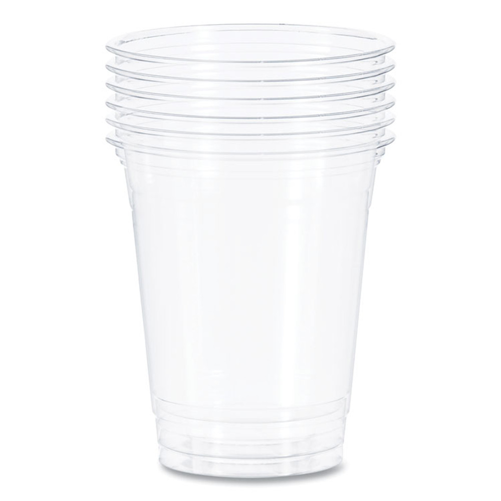 DART SOLO® TP10DCT Ultra Clear PET Cups, 10 oz, Tall, 50/Bag, 20 Bags/Carton