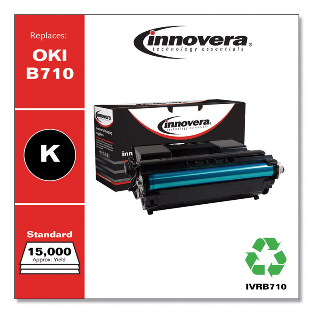 INNOVERA B710 Remanufactured Black Toner, Replacement for 52123601, 15,000 Page-Yield