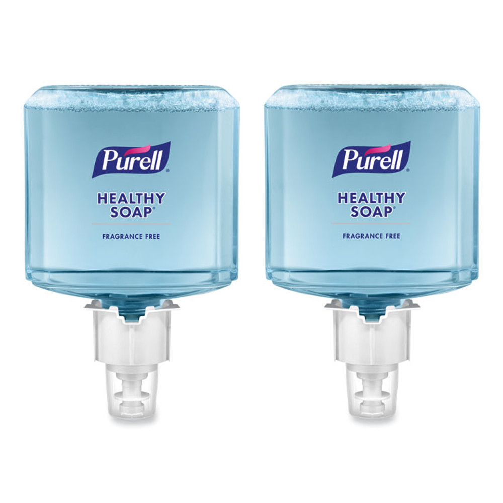 GO-JO INDUSTRIES PURELL® 647202 HEALTHY SOAP Gentle and Free Foam, For ES6 Dispensers, Fragrance-Free, 1,200 mL, 2/Carton