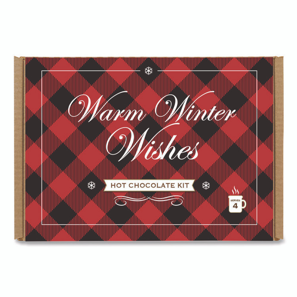 SNACK BOX PROS 70000117 Warm Winter Wishes Hot Chocolate Kit, 18 Assorted Items/Box