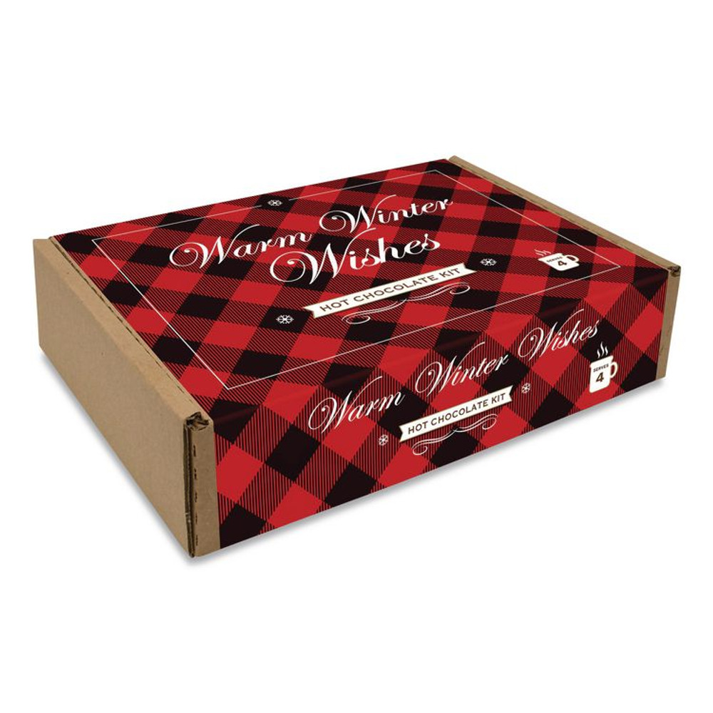 SNACK BOX PROS 70000117 Warm Winter Wishes Hot Chocolate Kit, 18 Assorted Items/Box