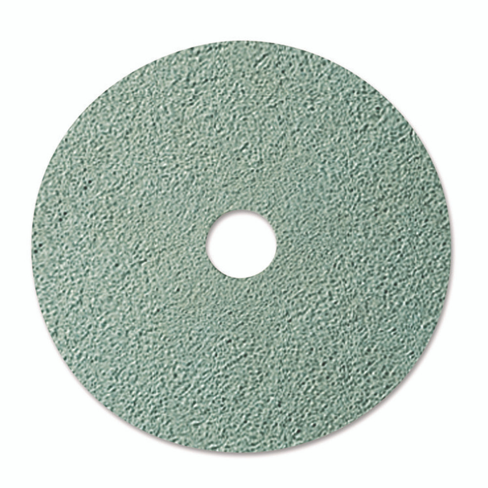 3M/COMMERCIAL TAPE DIV. 08753 Ultra High-Speed Floor Burnishing Pads 3100, 20" Diameter, Aqua, 5/Carton