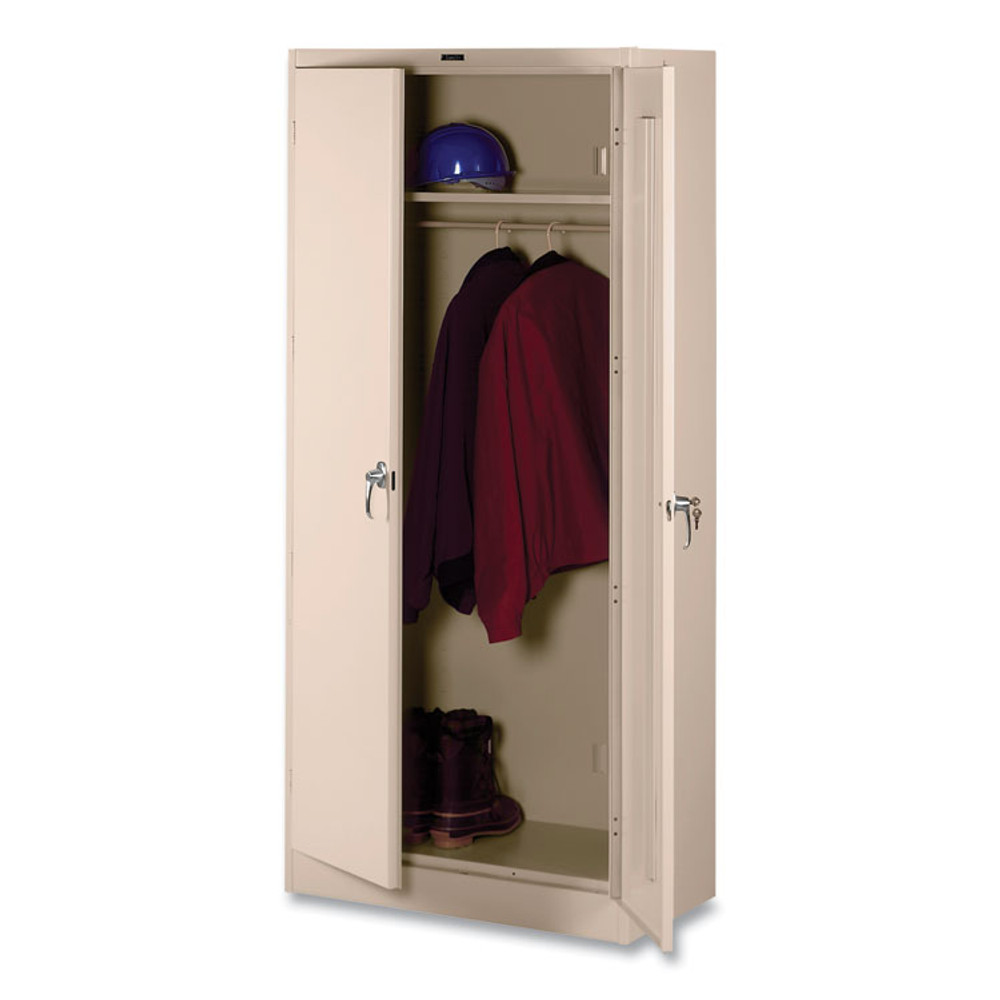 TENNSCO 7818WSD Deluxe Wardrobe Cabinet, 36w x 18d x 78h, Sand