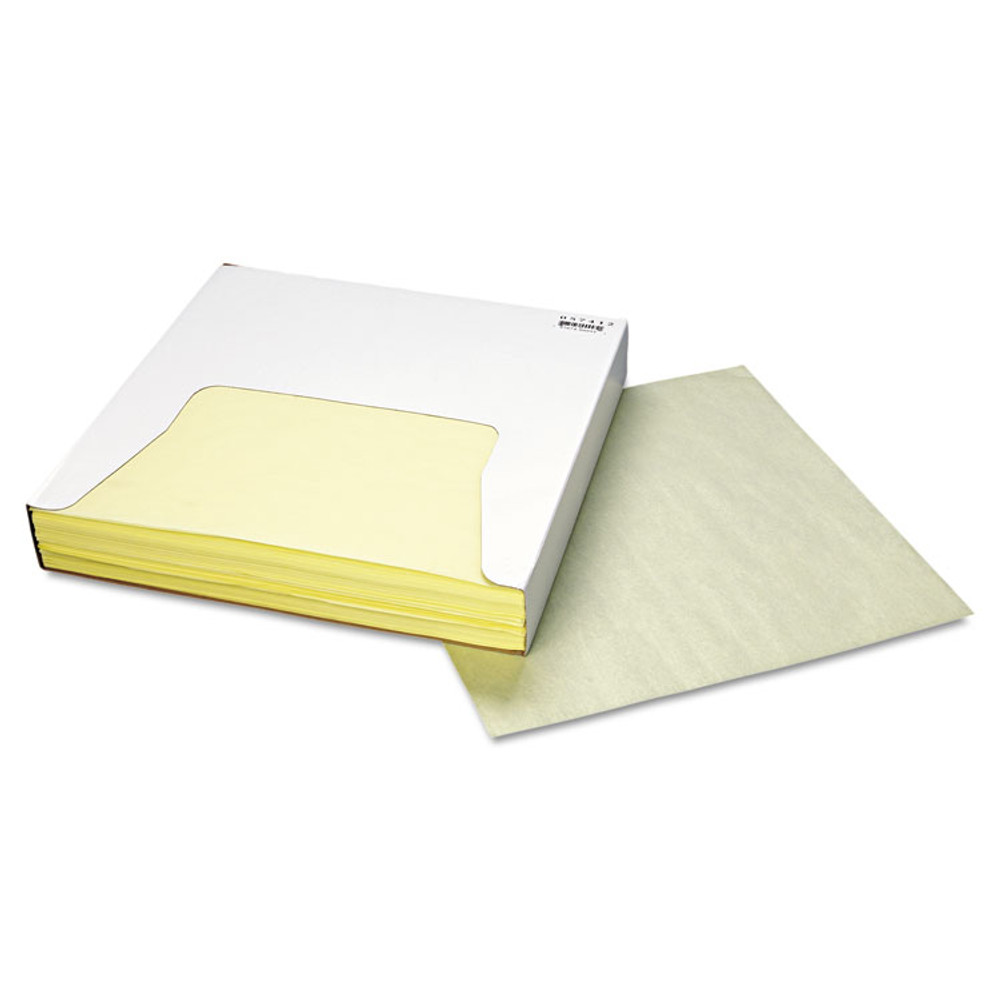 BAGCRAFT 057412 Grease-Resistant Paper Wraps and Liners, 12 x 12, Yellow, 1,000/Box, 5 Boxes/Carton