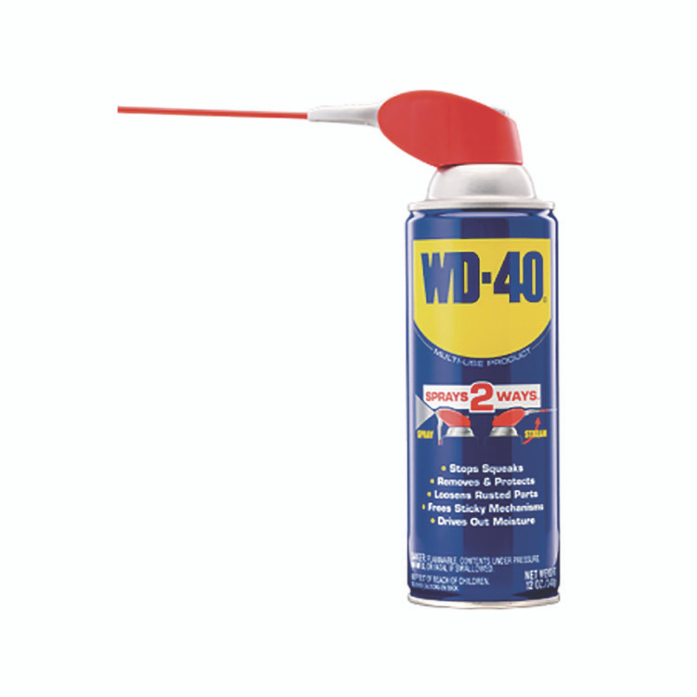 WD-40 490040EA Smart Straw Spray Lubricant, 11 oz Aerosol Can