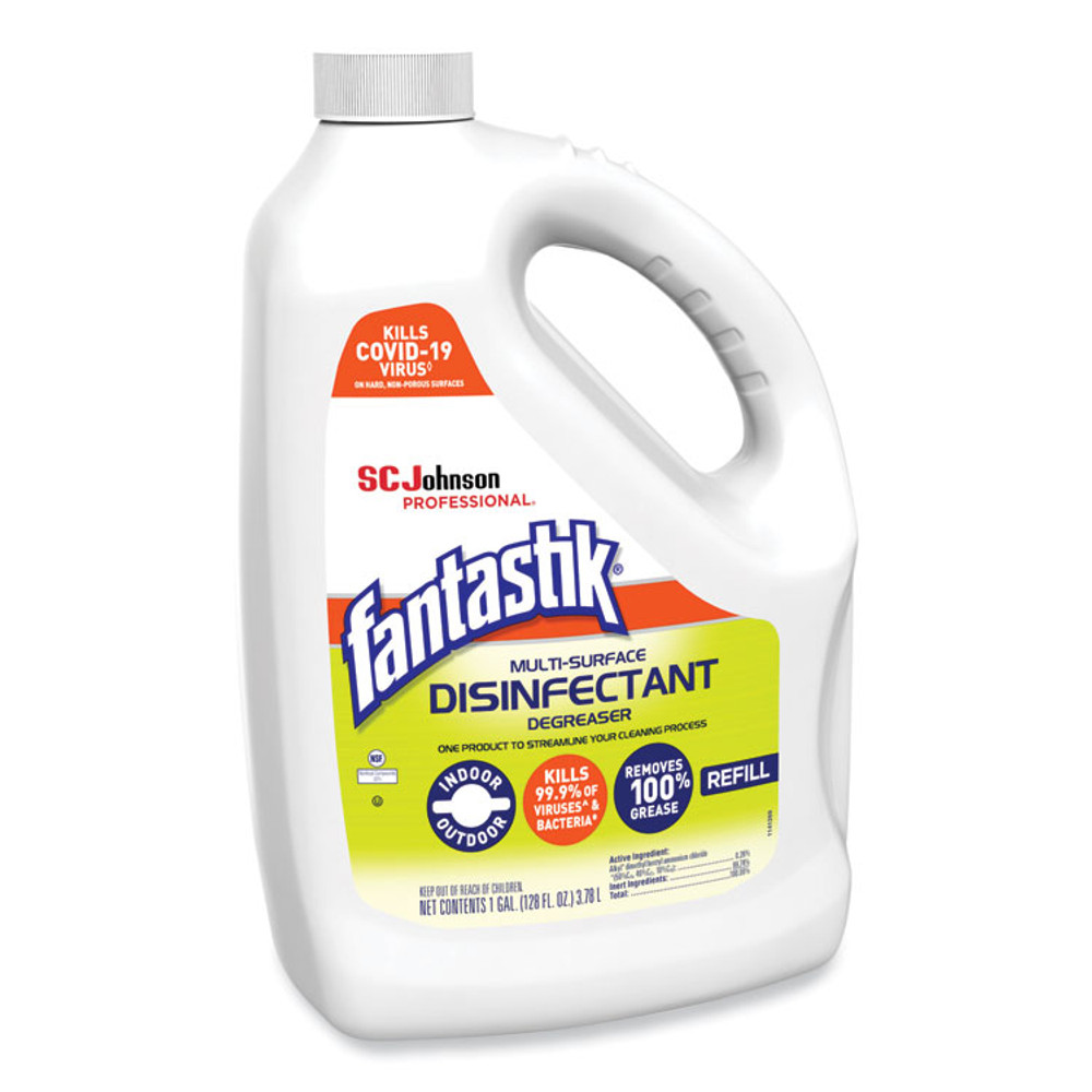 SC JOHNSON Fantastik® 311930EA Multi-Surface Disinfectant Degreaser, Pleasant Scent, 1 Gallon Bottle