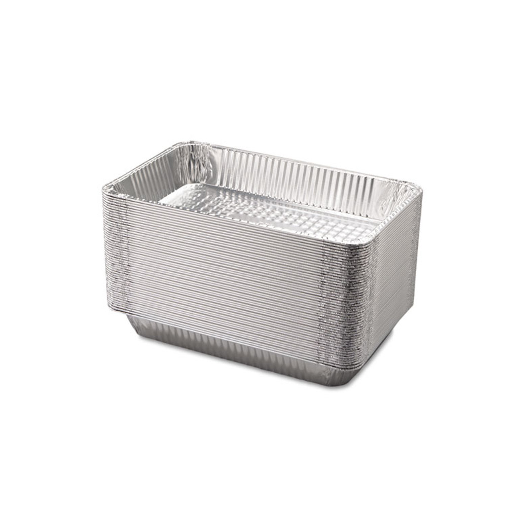HFA INC 201970 Aluminum Steam Table Pans, Full-Size Deep, 65 Gauge, 3.19" Deep, 12.19 x 20.75, 50/Carton