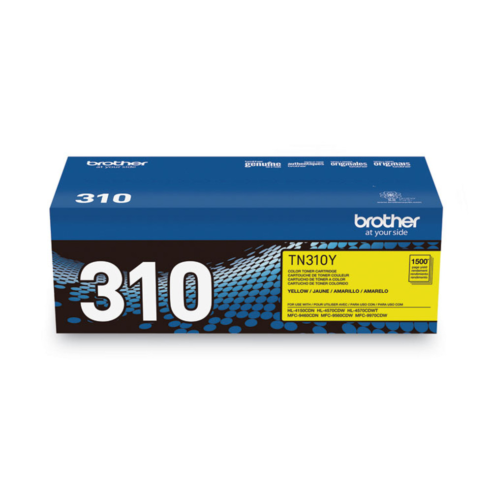 BROTHER INTL. CORP. TN310Y TN310Y Toner, 1,500 Page-Yield, Yellow