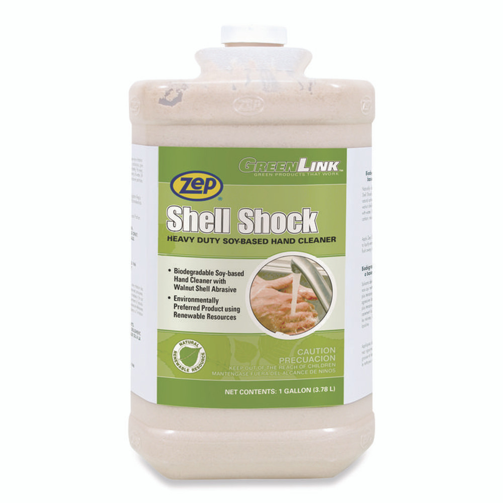 ZEP INC. 318524 Shell Shock Heavy Duty Soy-Based Hand Cleaner, Cinnamon Scent, 1 gal, 4/Carton