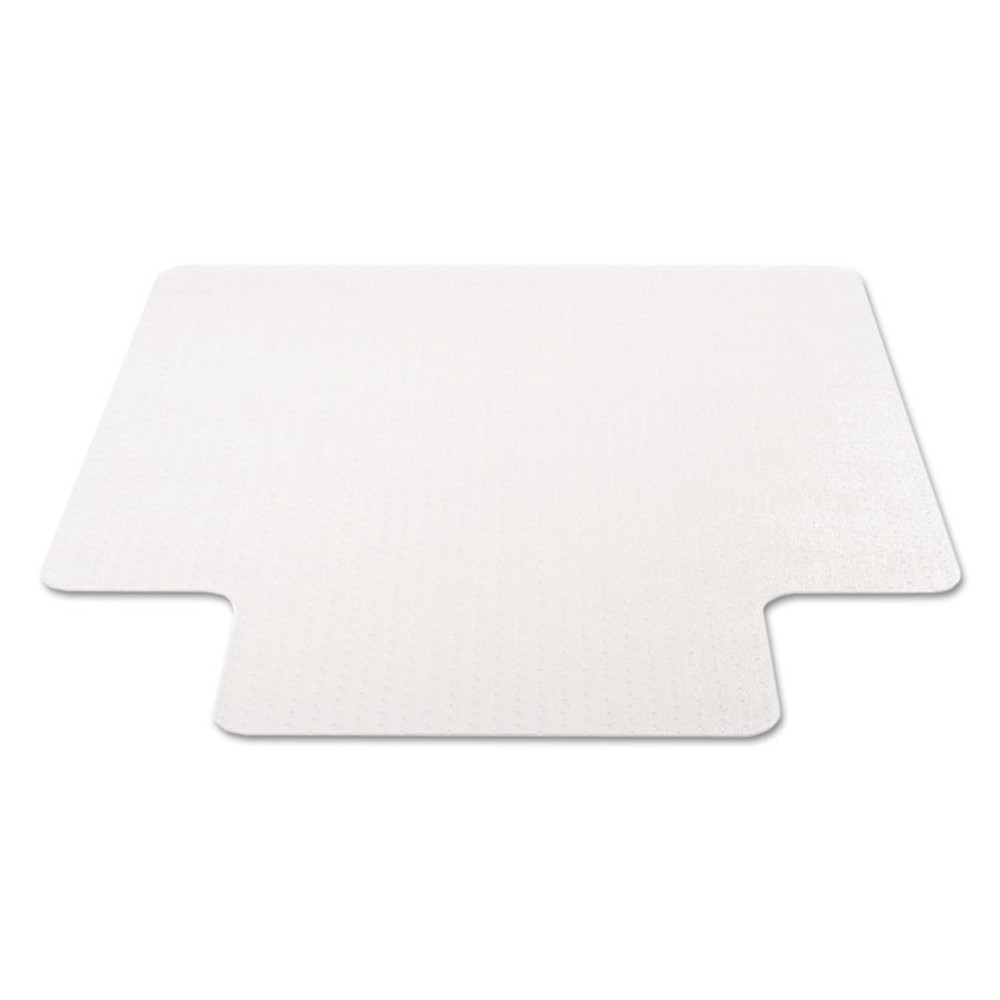 DEFLECTO CORPORATION CM11112 EconoMat Occasional Use Chair Mat, Low Pile Carpet, Flat, 36 x 48, Lipped, Clear