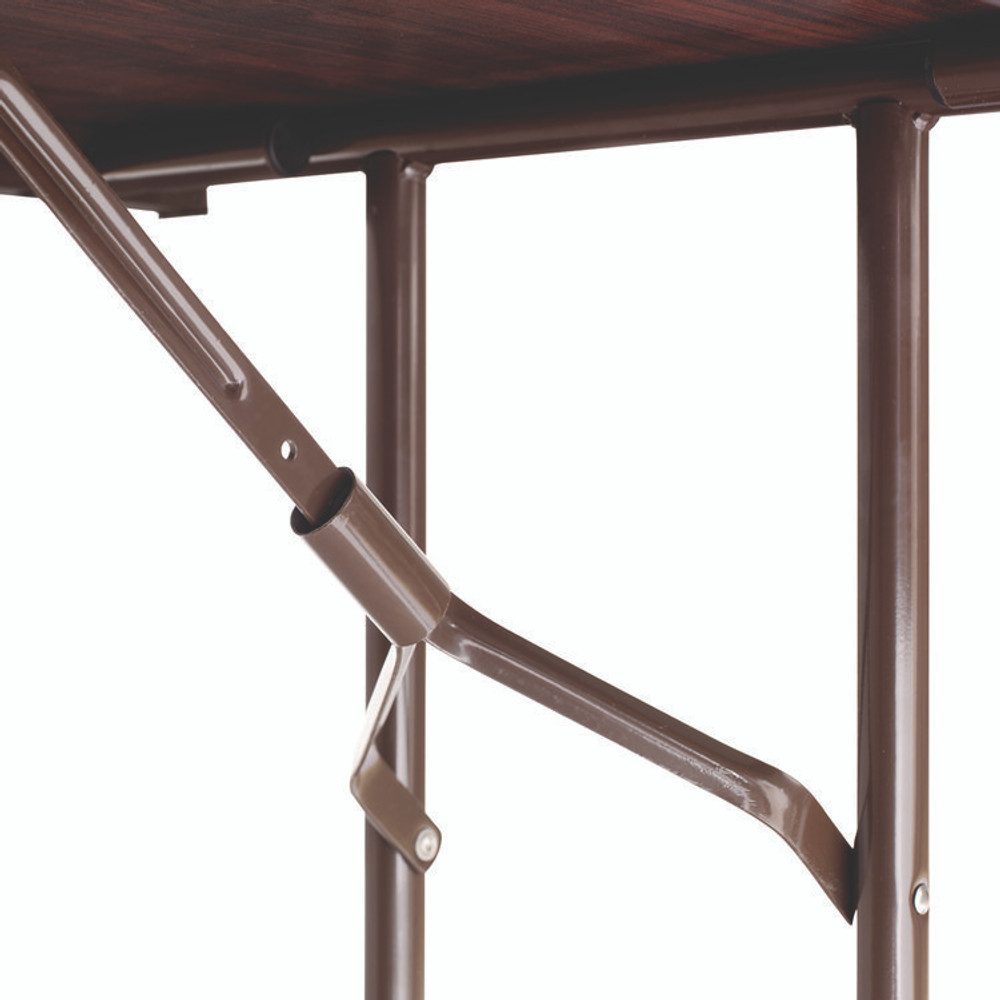 ALERA FT724824MY Wood Folding Table, Rectangular, 48w x 23.88d x 29h, Mahogany