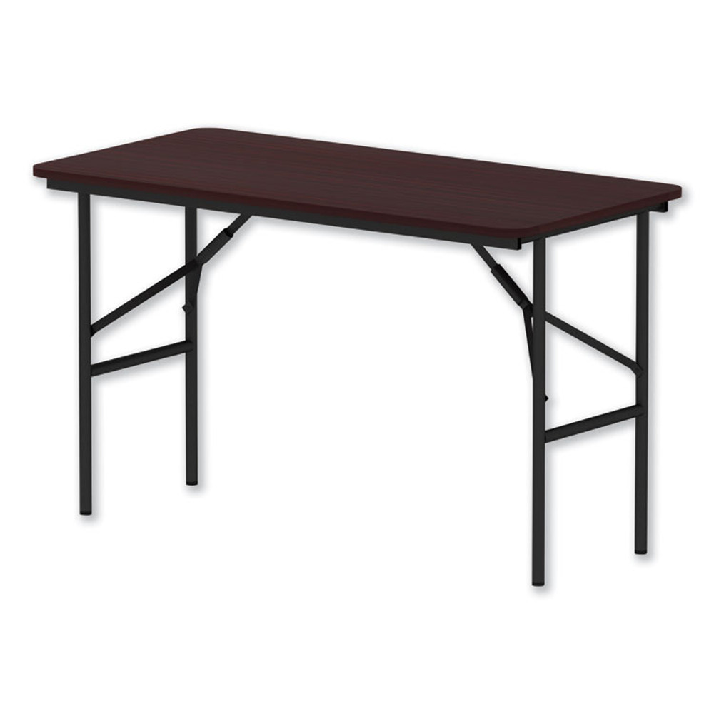 ALERA FT724824MY Wood Folding Table, Rectangular, 48w x 23.88d x 29h, Mahogany