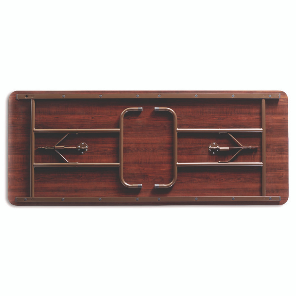 ALERA FT724824MY Wood Folding Table, Rectangular, 48w x 23.88d x 29h, Mahogany