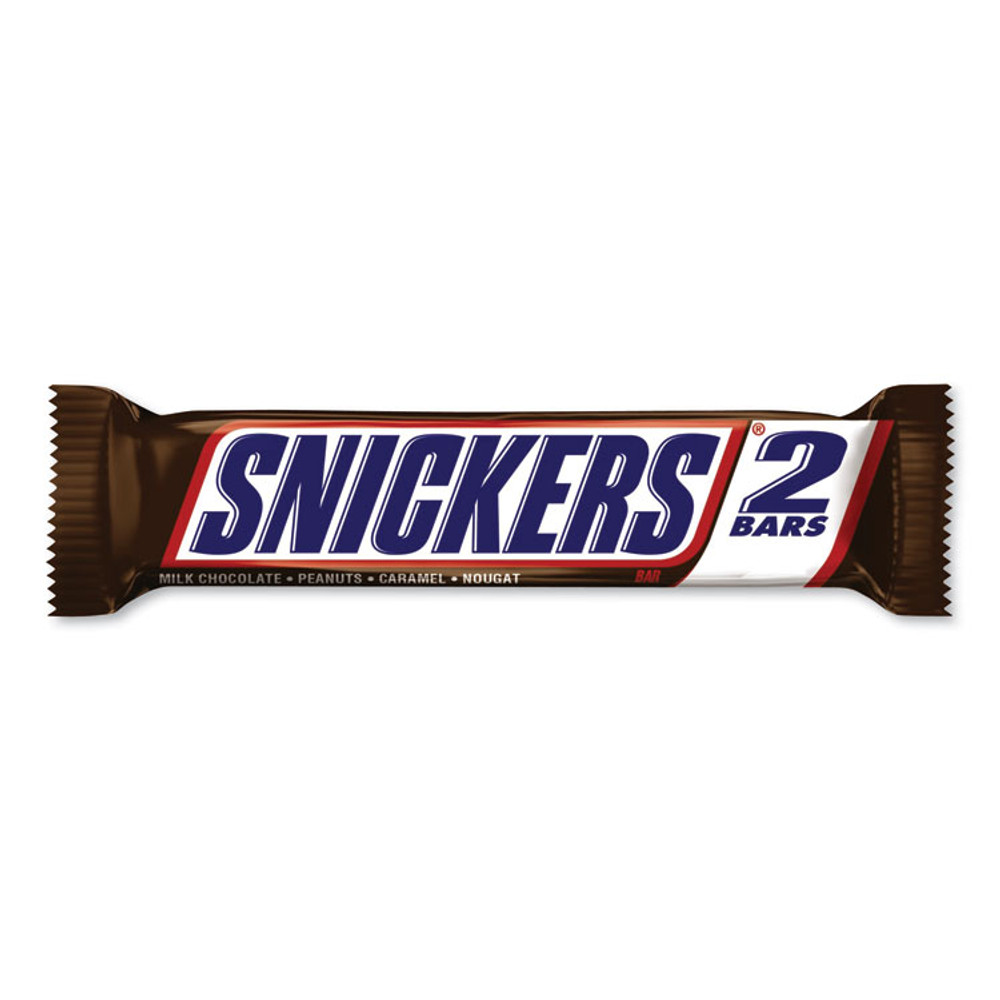 MARS, INC. Snickers® MMM32252 Sharing Size Chocolate Bars, Milk Chocolate, 3.29 oz, 24/Box