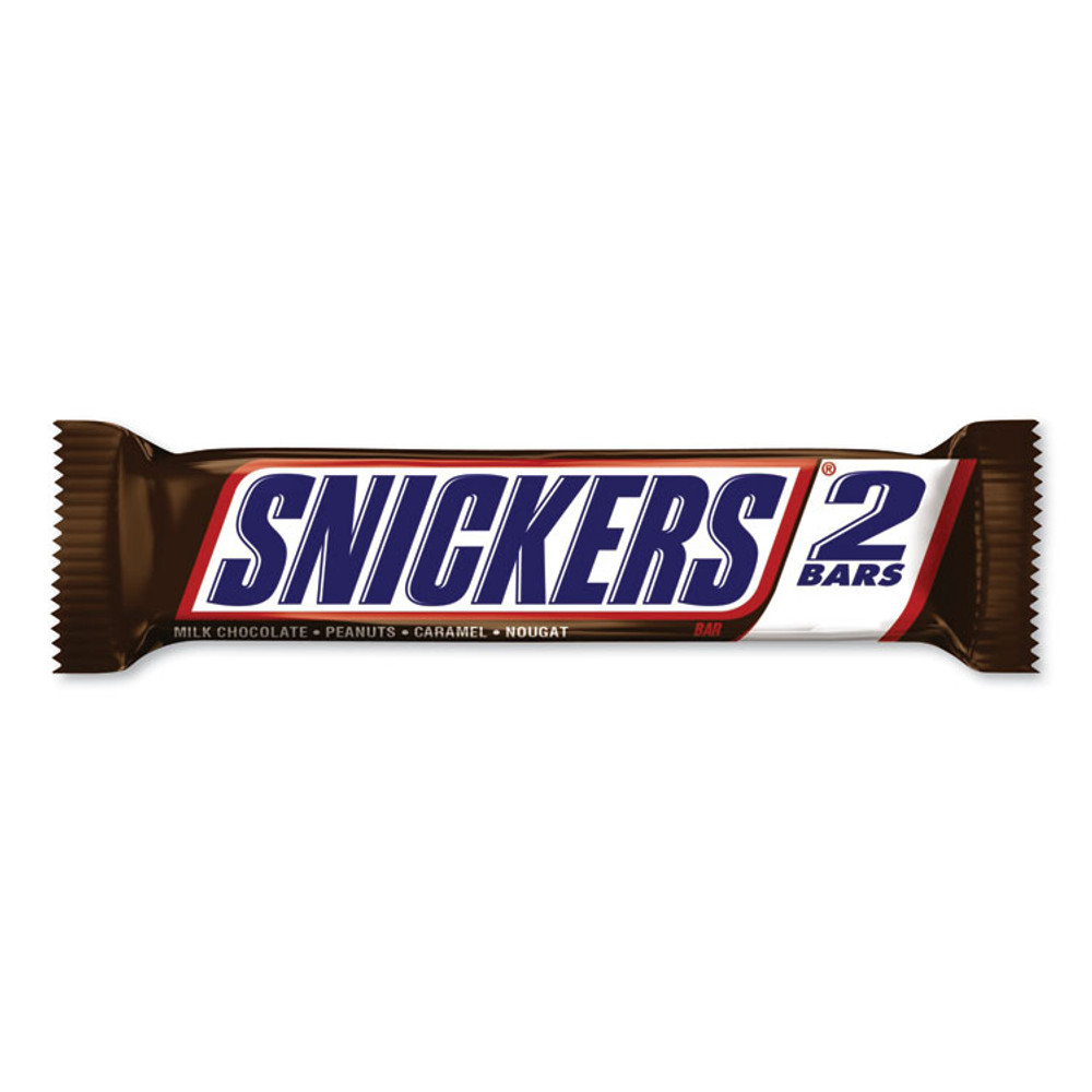 MARS, INC. Snickers® MMM32252 Sharing Size Chocolate Bars, Milk Chocolate, 3.29 oz, 24/Box