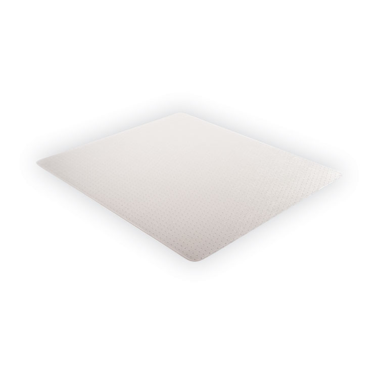 DEFLECTO CORPORATION CM13142 DuraMat Moderate Use Chair Mat for Low Pile Carpeted Floors, Rectangular, Beveled Edges, 36" x 48", Clear, Ships Flat