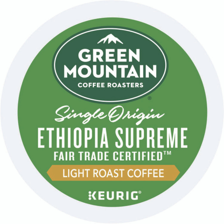 KEURIG DR PEPPER Green Mountain Coffee® 8488 Ethiopian Supreme K-Cups, 24/Box