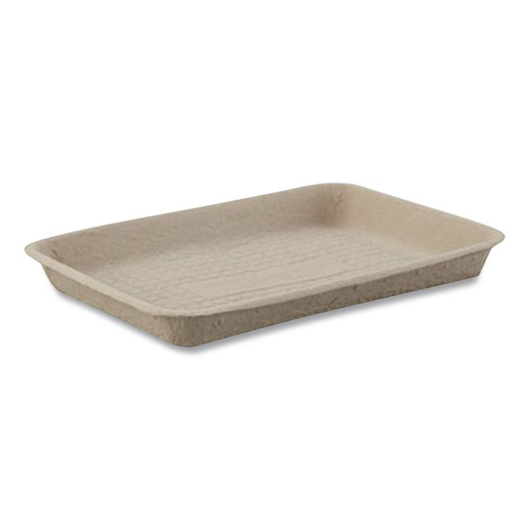 HUHTAMAKI Chinet® 20815 StrongHolder Molded Fiber Food Trays, 9 x 12 x 1, Beige, Paper, 250/Carton