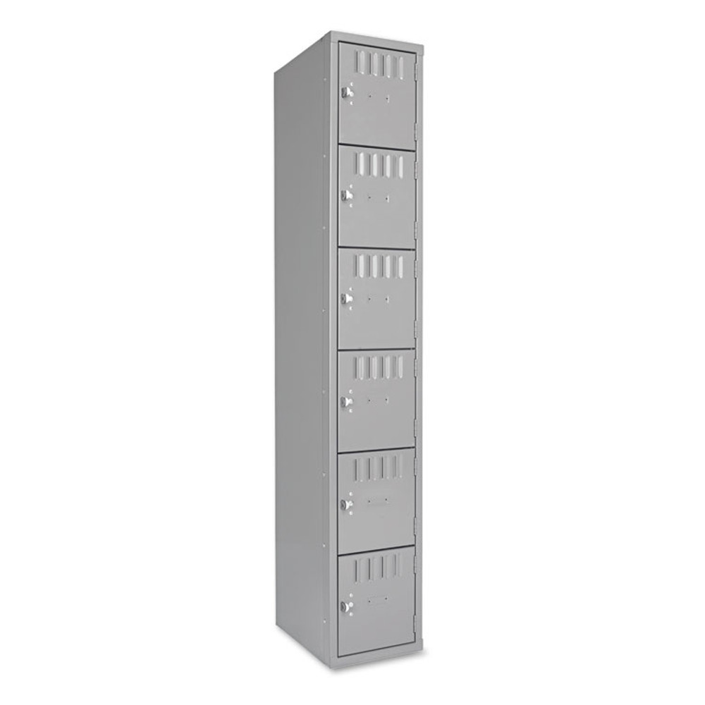 TENNSCO BS6121812AMG Box Compartments, Single Stack, 12w x 18d x 72h, Medium Gray