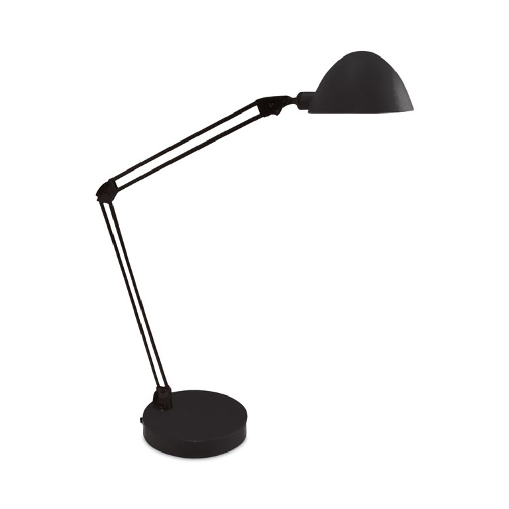 LEDU CORP. L9142BK LED Desk and Task Lamp, 5W, 5.5w x 13.38d x 21.25h, Black