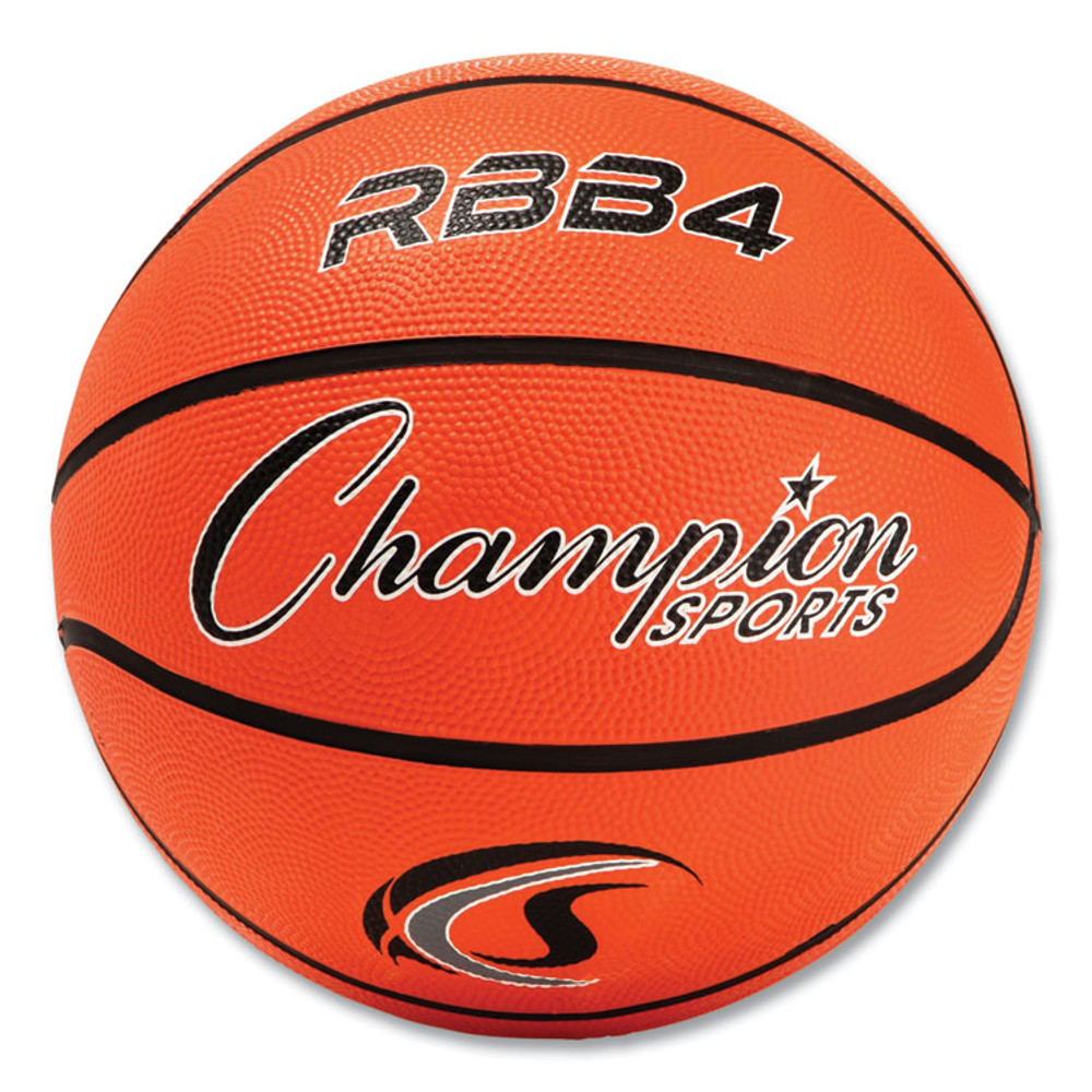 CHAMPION SPORT Sports RBB4 Rubber Sports Ball, Basketball, No. 6 Size, Orange