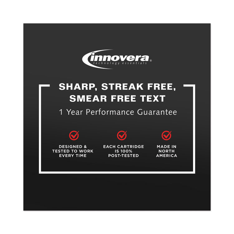 INNOVERA C653AN Remanufactured Black Ink, Replacement for 901 (CC653AN), 200 Page-Yield
